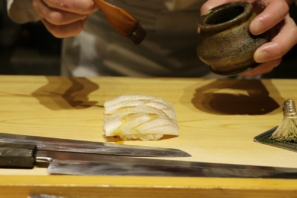 Barra de sushi omakase